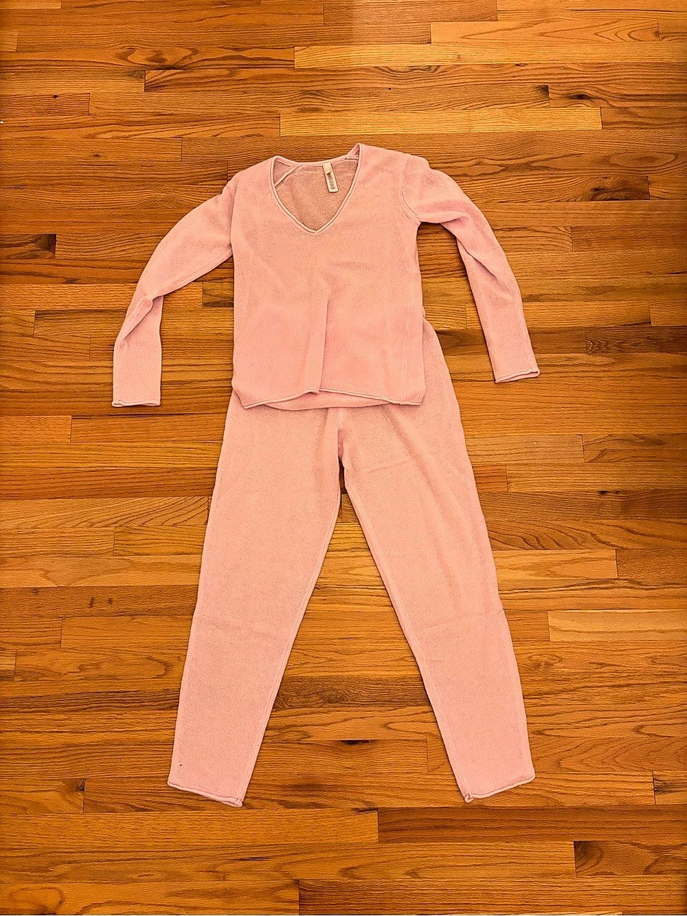 SKIMS Pink Pajama Set